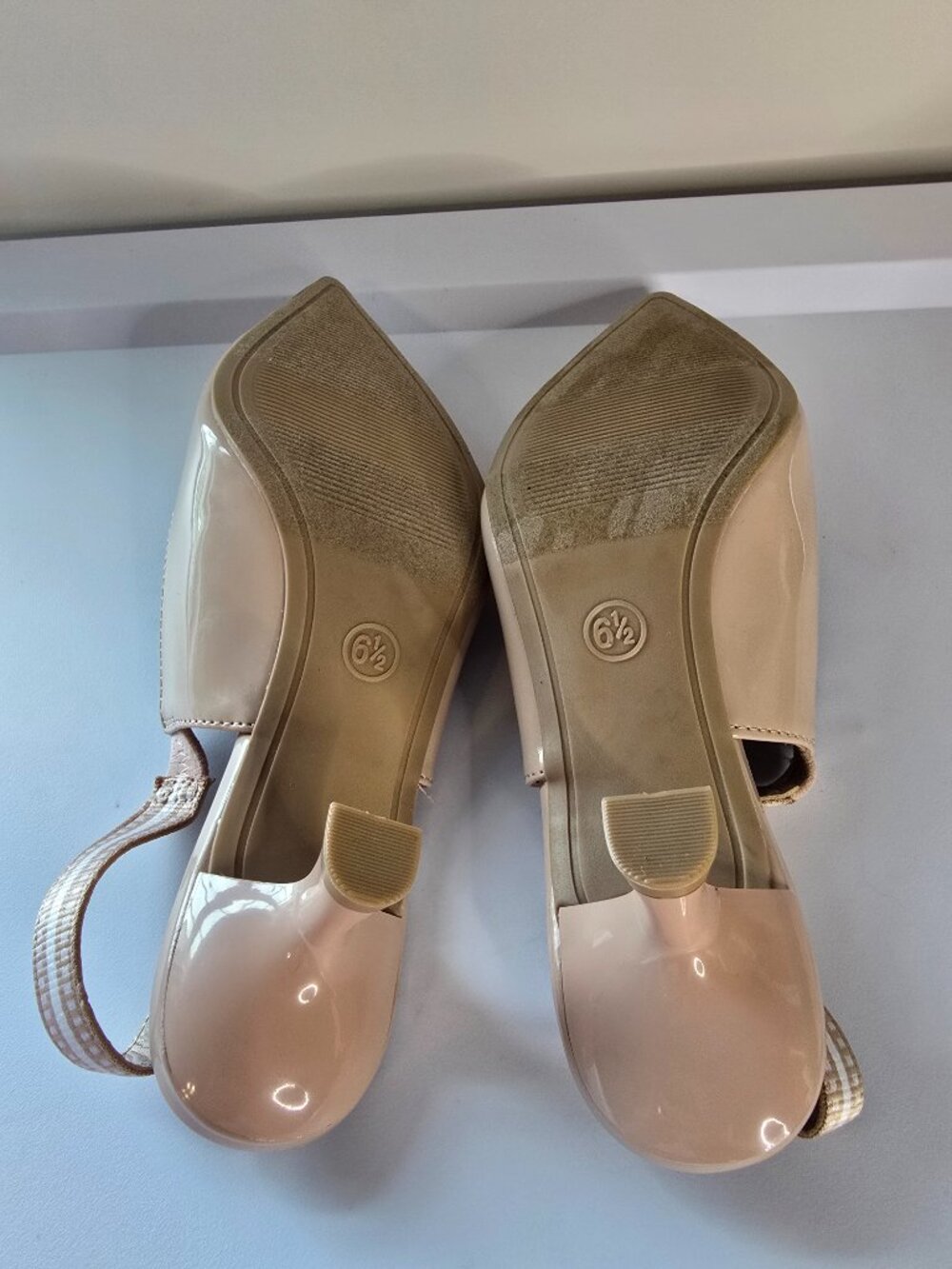 Target - A New Day Milan Slingback Kitten Pumps - Two Pairs - Tan & Black Lace - Picture 7 of 13